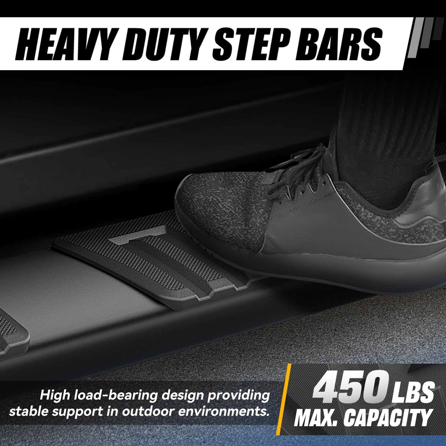 Auto Dynasty Running Boards For 2019-2025 Chevy Silverado